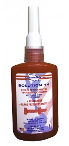 Solution 14 High Strength Red Threadlocker, Large Fasteners – MRO Solutions