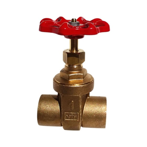Red-White 207AB Lead Free Solder Gate Valve – Sweat/Solder – 1/2"–2"