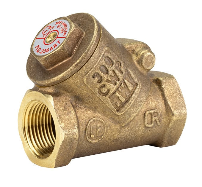 Red-White 236ABT DZR Ab Swing Check IPS Ptfe – 1/2"–2"