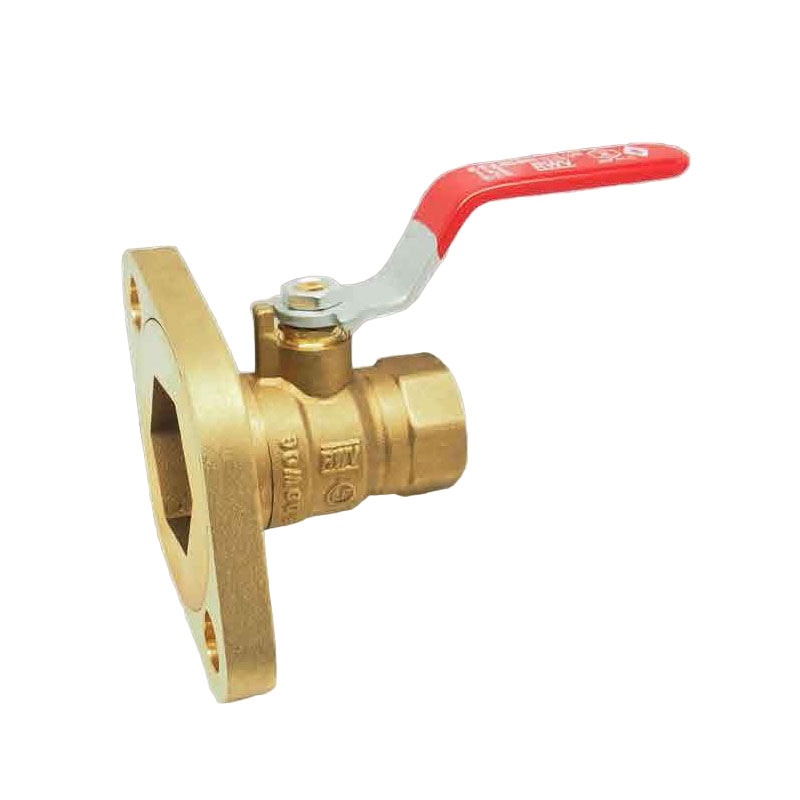 Red-White 2417AB Lead Free Brass Pump Flange Ball Valve – 3/4"–2"