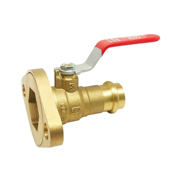 Red-White 2420F EzPress End Pump Flange Ball Valve – 3/4"–2"