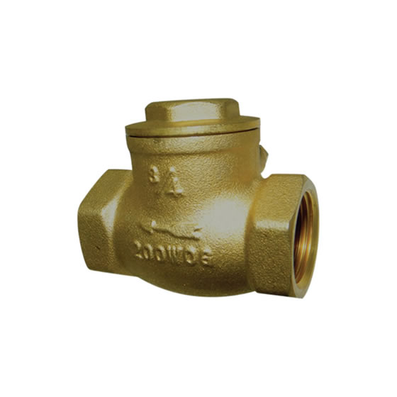 Red-White 246AB Lead Free Brass Swing Check Valve – Threaded FNPT x FNPT – 1/4"–4"