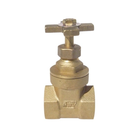 Red-White 267CH Brass Gate Valve – Threaded FNPT x FNPT – 1/2"–2-1/2"