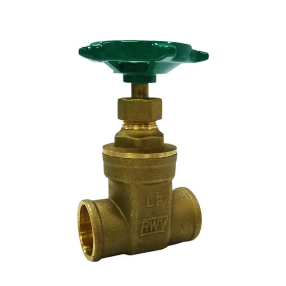 Red-White 268AB Lead Free Solder Gate Valve – Sweat/Solder – 1/2"–2"