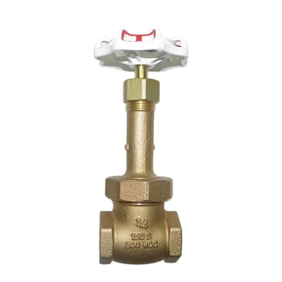 Red-White 298 Bronze Threaded End Gate Valve – 1/2"–2"