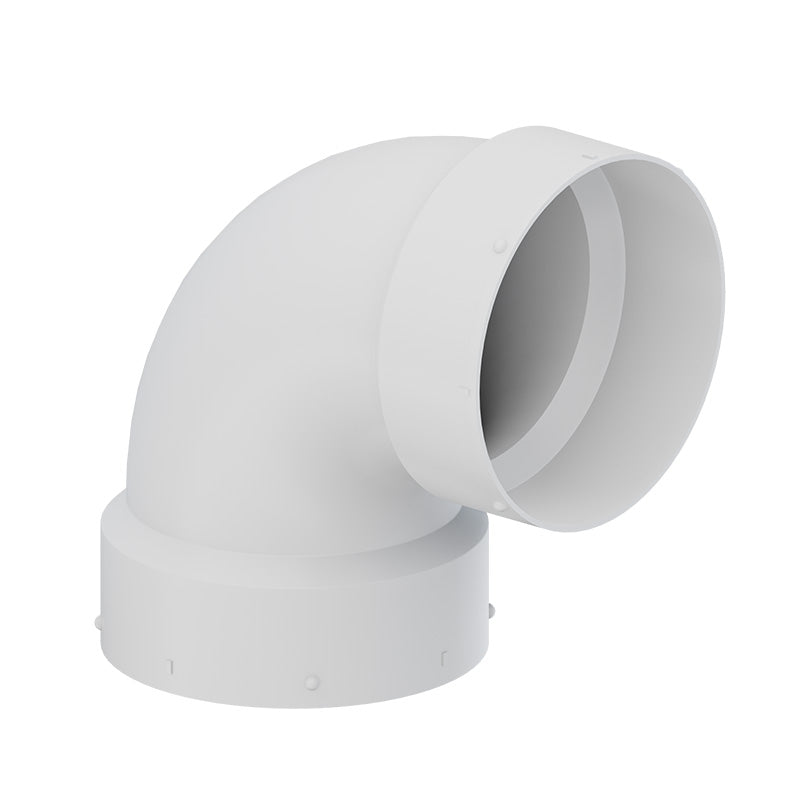 1-1/2" 90° Bend PVC DWV
