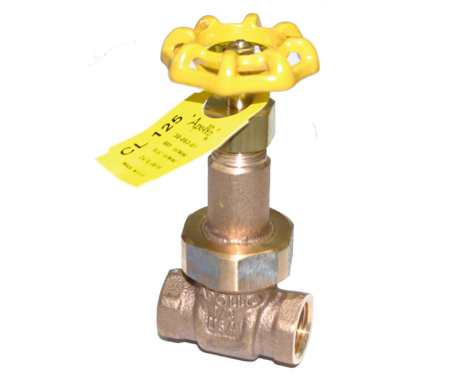 Apollo 30-103T Class 125 Bronze Gate Valve – Rising Stem – FNPT – Made in USA