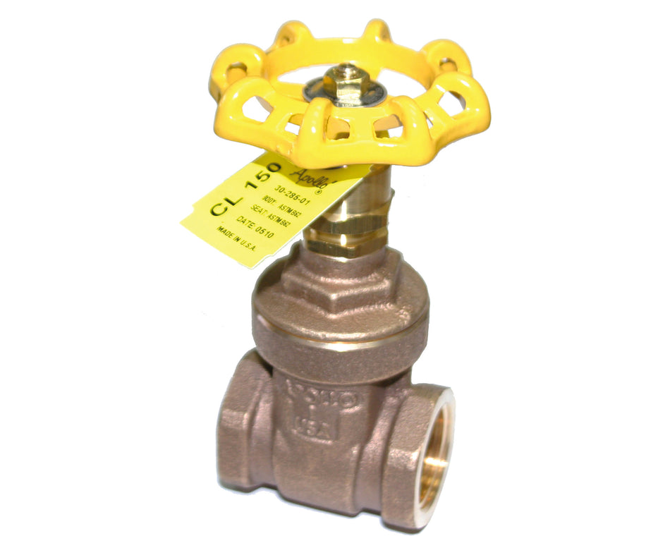 Apollo 30-106T Class 125 Bronze Gate Valve – Rising Stem – Solder – Made in USA