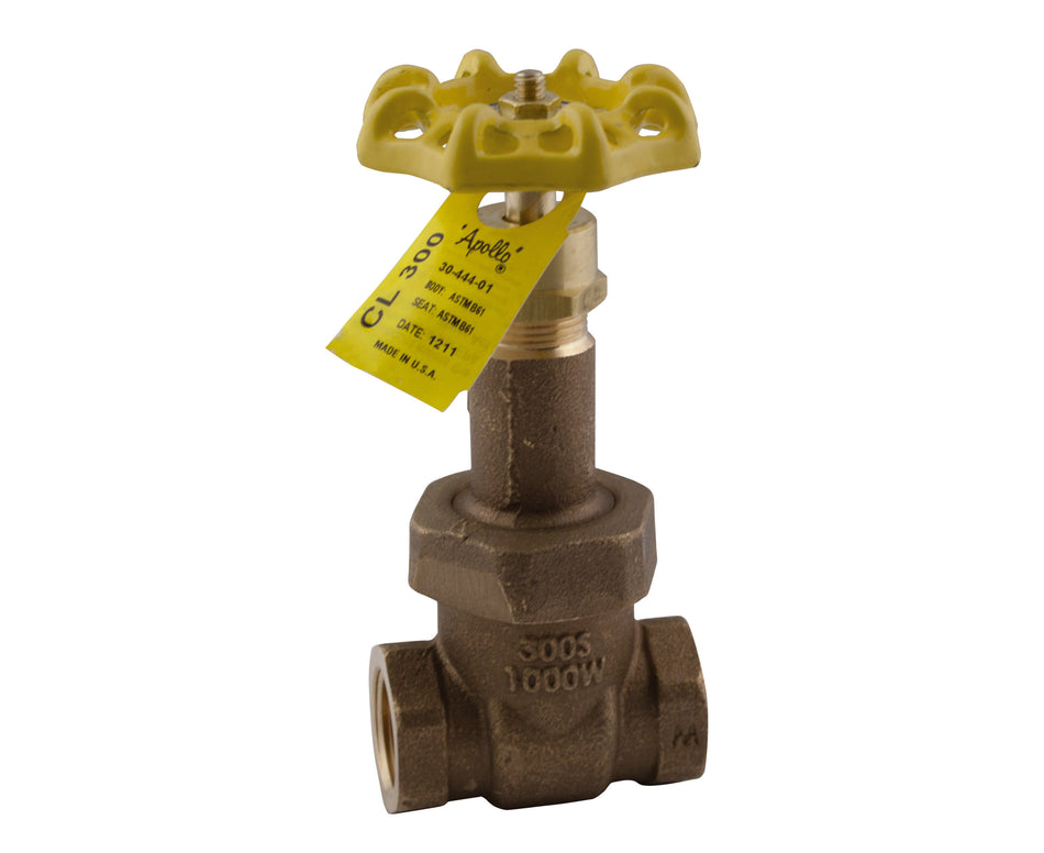 Apollo 30-111T Class 150 Bronze Gate Valve – Non-Rising Stem – FNPT – Made in USA