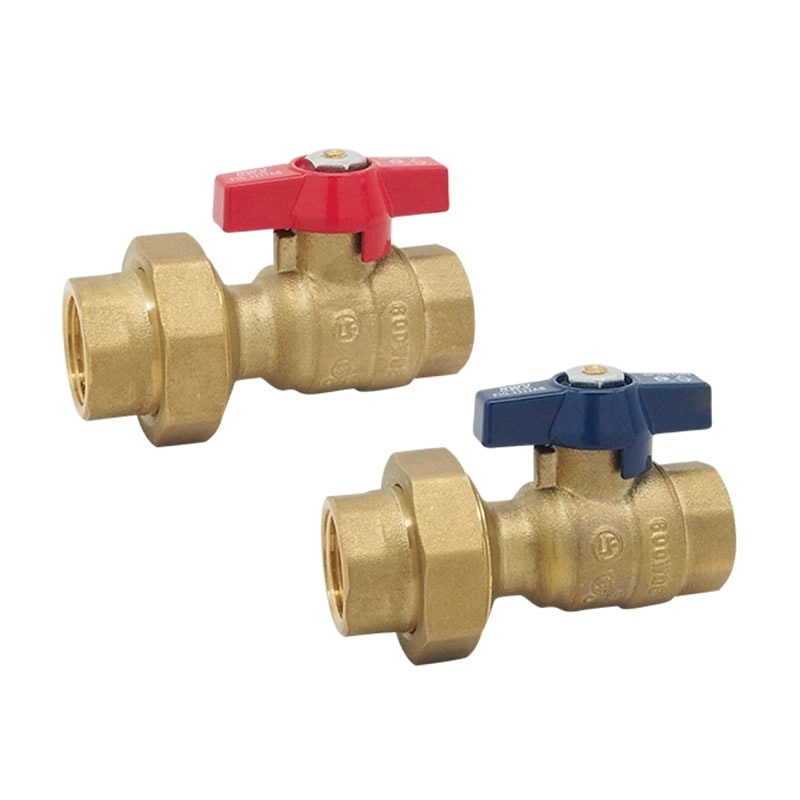 Red-White 3320AB Lead Free Brass Threaded Water Heater Isolation Valve Kit – 3/4"