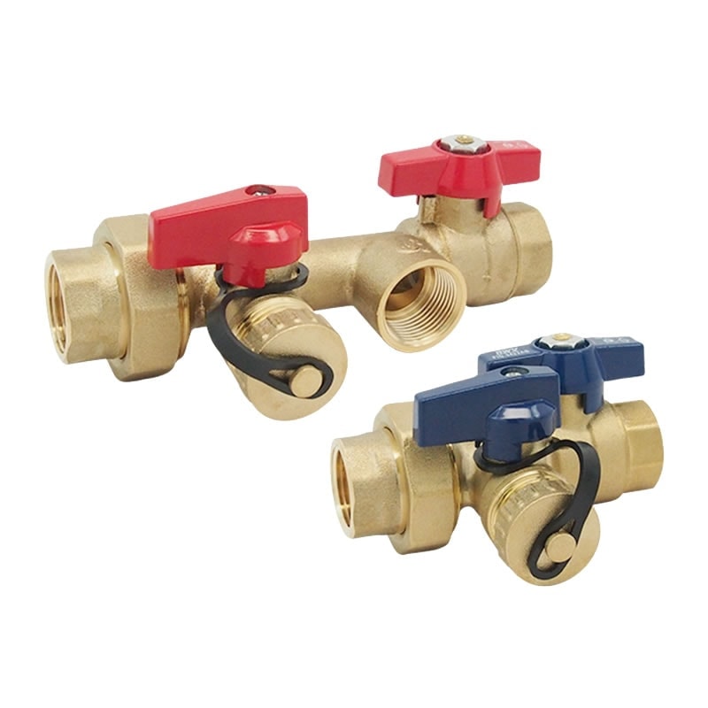 Red-White 3420LTAB Lead Free Brass Threaded Tankless Water Heater Valve Kit – 3/4"