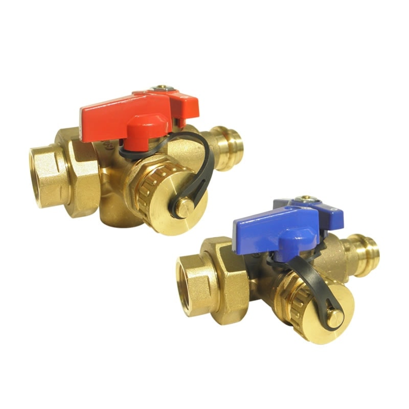 Red-White 3430RAB Lead Free Brass EzPress Tankless Water Heater Valve Kit – 3/4"–1"