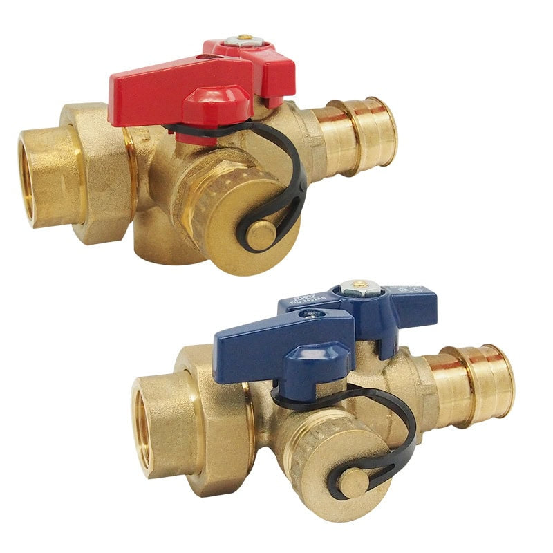 Red-White 3470RAB Lead Free Brass PEX (F1960) Tankless Water Heater Valve Kit – Threaded FNPT