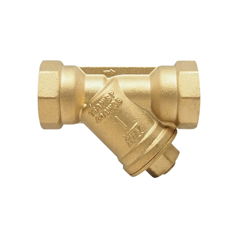 Red-White 380AB Lead Free Brass Threaded Y-strainer – 1/2"–2"