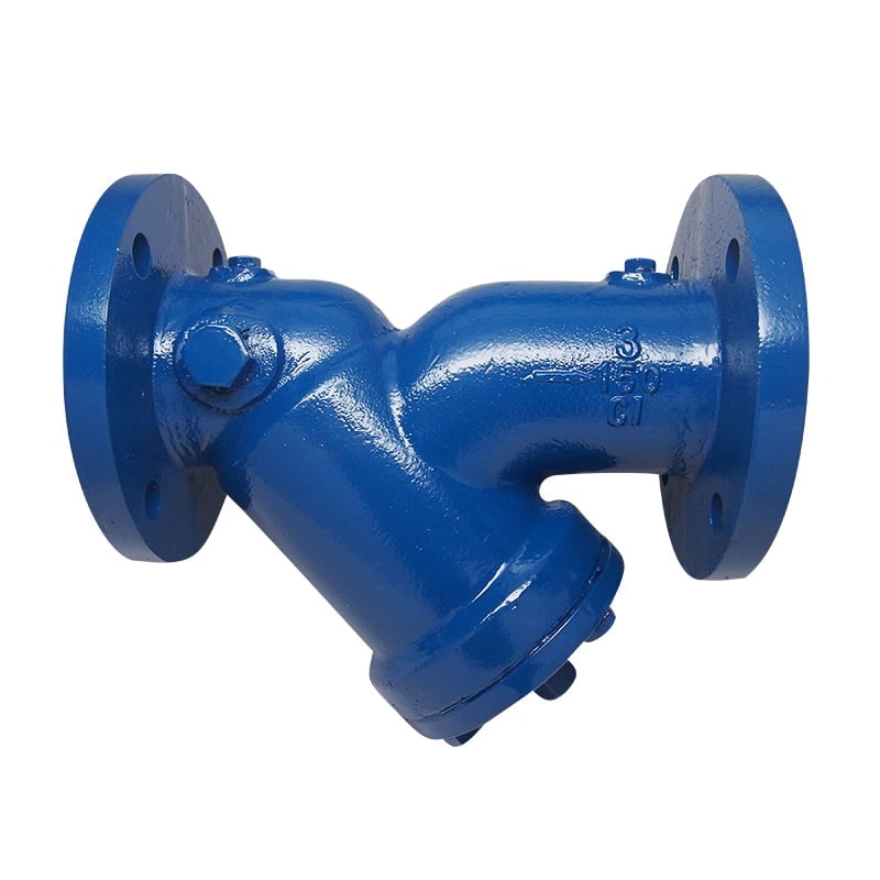 Red-White 382 Iron Flanged Wye Strainer – 2-1/2"–8"