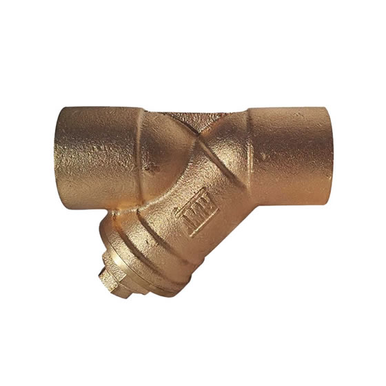 Red-White 387F Bronze Wye Strainer – Sweat/Solder – 1/2"–2"