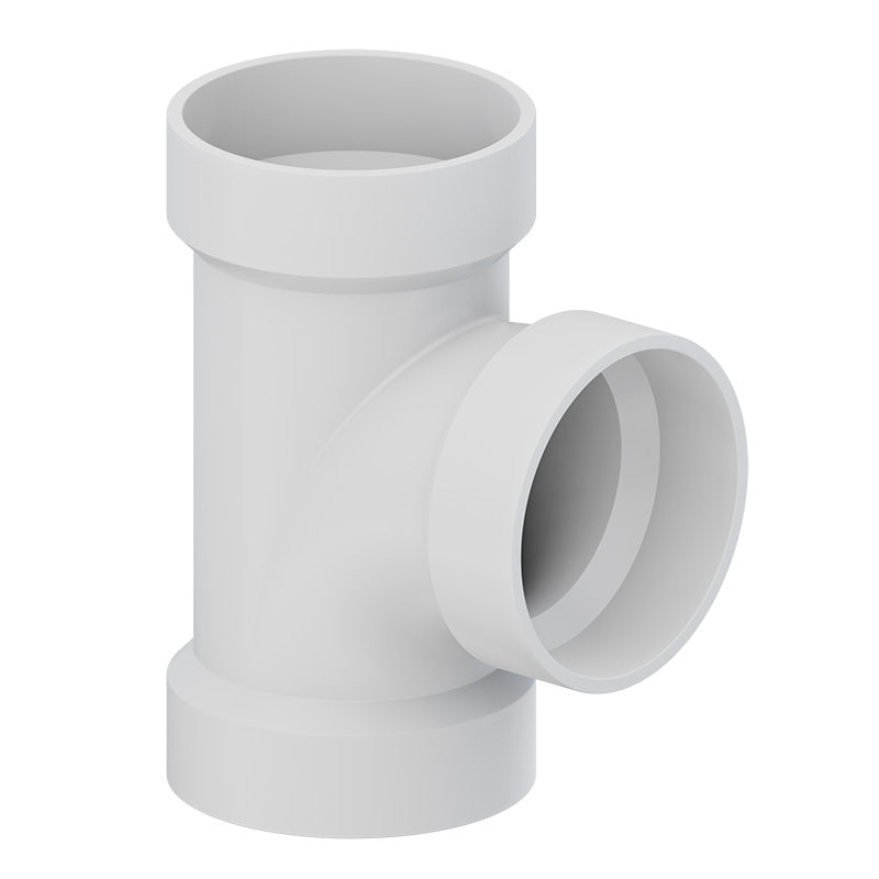 1-1/2" Sanitary TEE PVC DWV