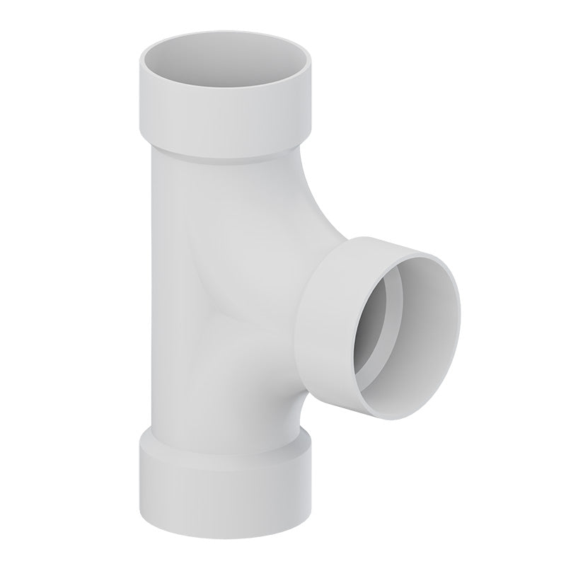 6" TWO WAY Cleanout TEE HXHXH PVC DWV