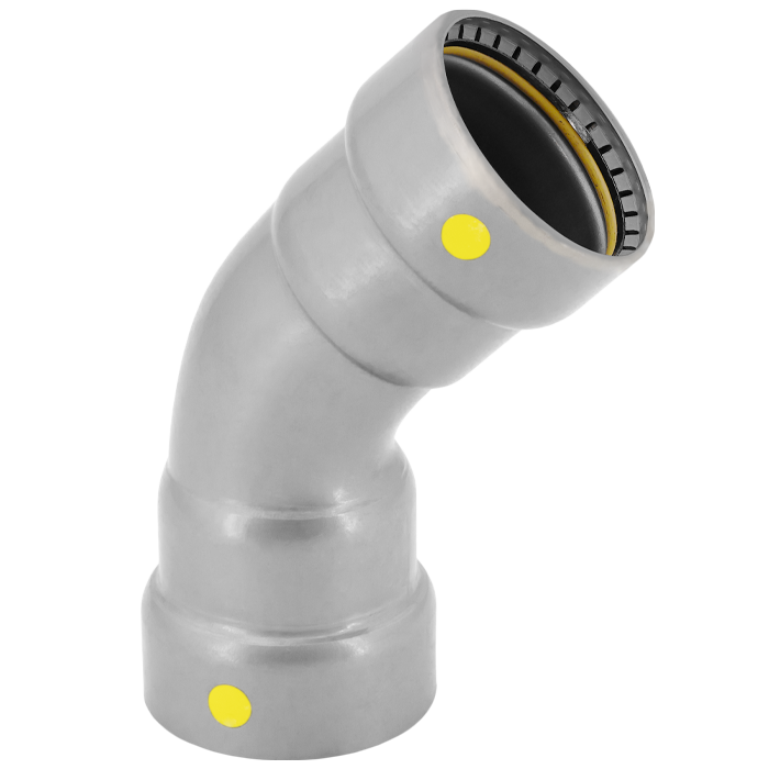 Legend 45° CSG Lrg. Press Elbow