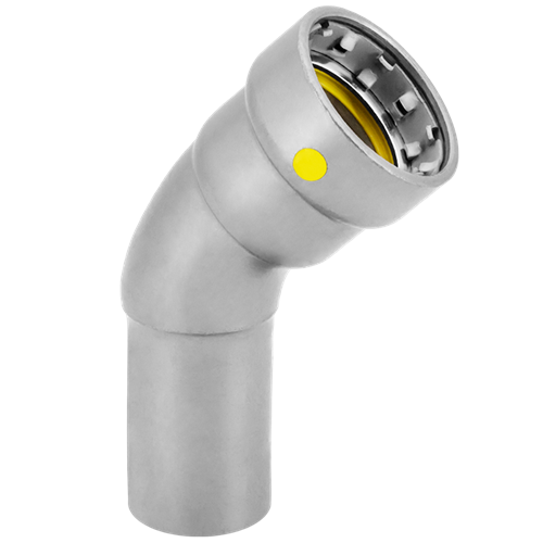 Carbon Steel Press 45° Street Elbow – LegendPress CSG Gas & Air