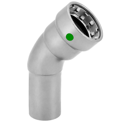 Carbon Steel Press 45° Street Elbow – LegendPress CSW Press Fitting