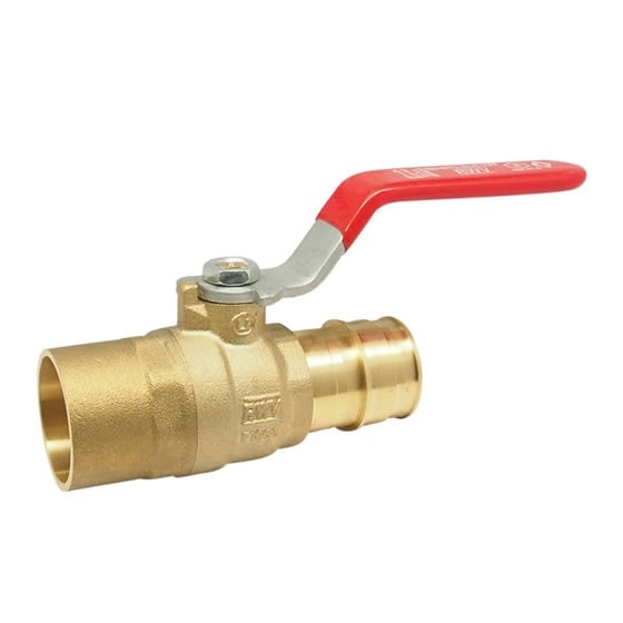 Red-White 5017SMW DZR Brass PEX Ball Valve (Snow Melt) – 5/8"