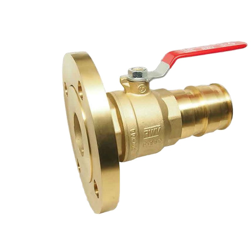 Red-White 5019AB DZR Lead Free Brass PEX Ball Valve – 2-1/2"–3"