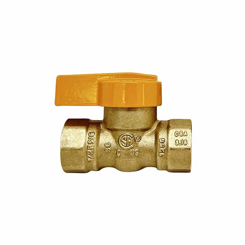 Red-White 5150F 1 Pc Csa Brass Gas Bv IPS – Threaded FNPT x FNPT – 3/8"–1"