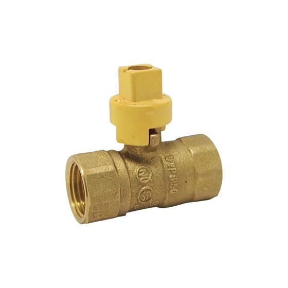 Red-White 5200S Brass CSA Gas Ball Valve – Threaded FNPT x FNPT – 1/2"–1"