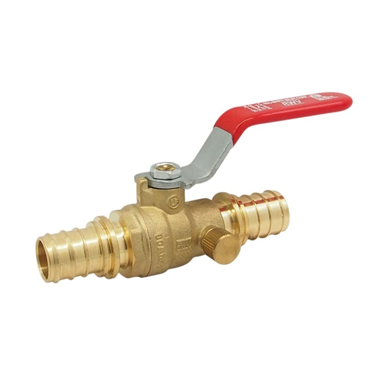Red-White 5415ABD DZR Lead Free Brass PEX Ball Valve – 1/2"–1"