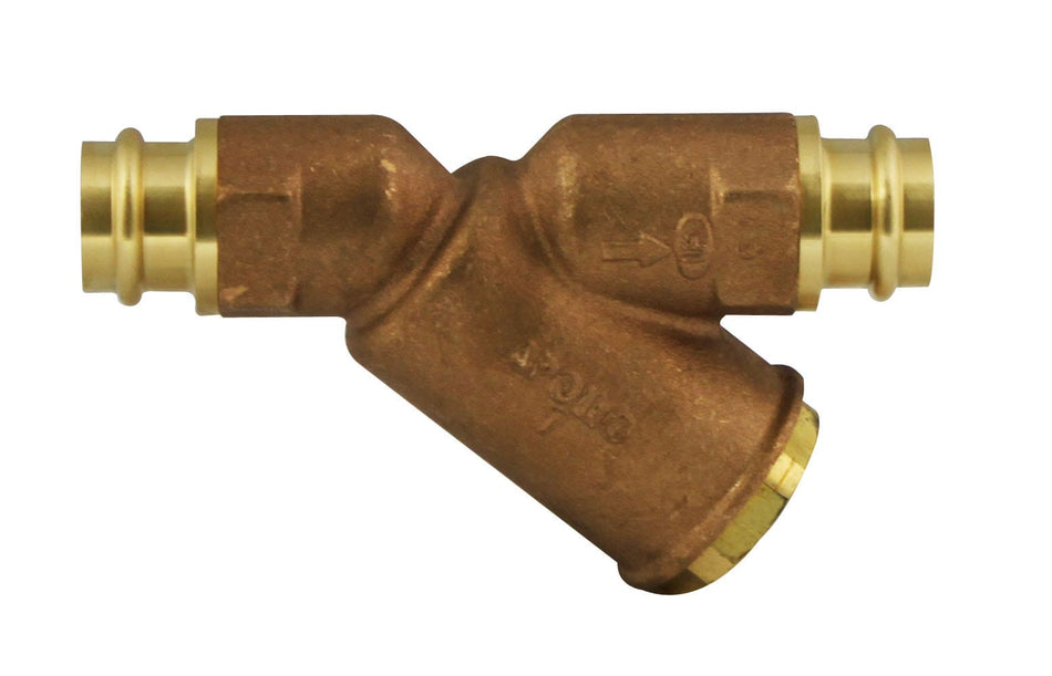 Apollo 59 Series Bronze Wye Strainer – Press – Multiple Mesh & Cap Configs – Made in USA
