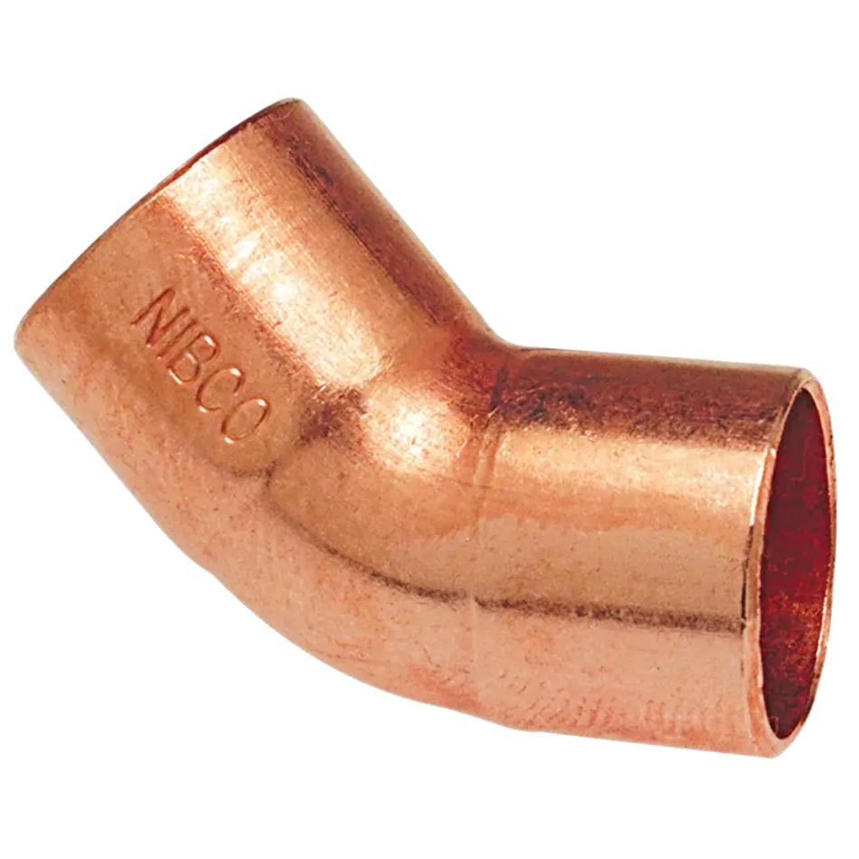 Nibco 606 Copper 45° Elbow – Sweat x Sweat