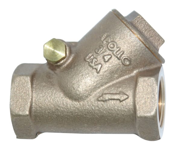 Apollo 61Y-190 Bronze Y-Pattern Swing Check Valve – FNPT – Made in USA