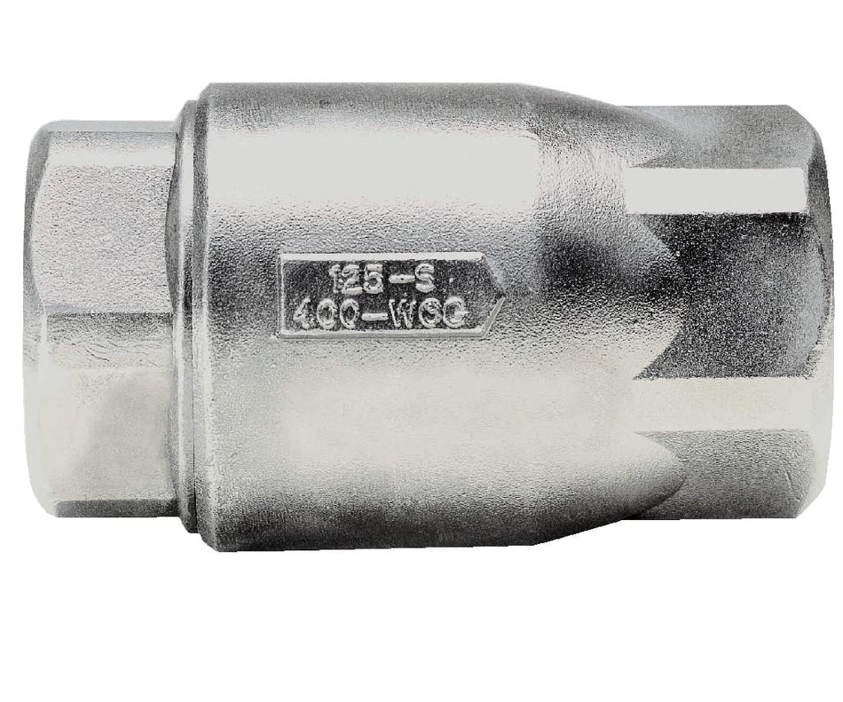 Apollo 62-500 Stainless Steel Soft Seat In-Line Check Valve – FNPT – Multiple Configs