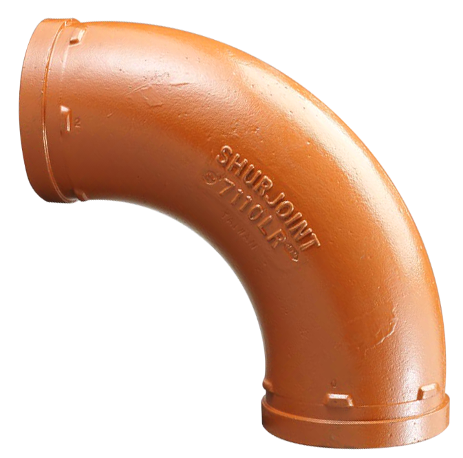 VSH Shurjoint Ductile Iron 90° Elbow