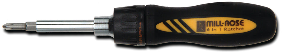 Blue Monster 72148 6-IN-1 RATCHET ACTION SCREWDRIVER