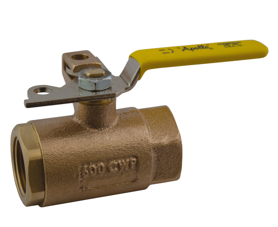 Apollo 75 Series 2-Piece Standard Port Locking Bronze Ball Valve
