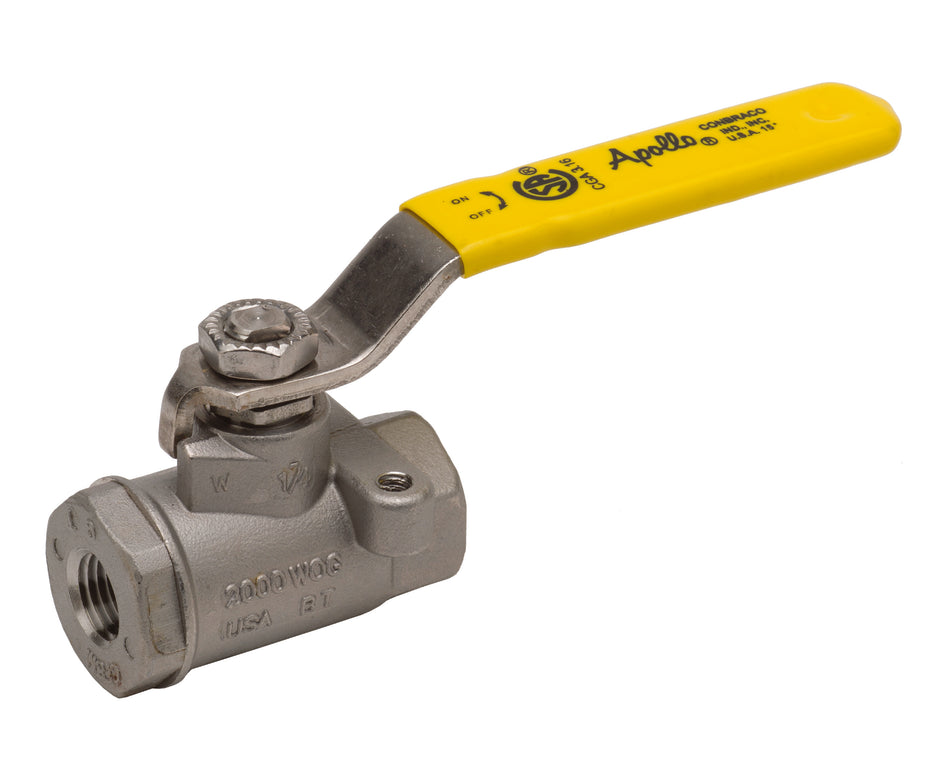 Apollo 76-100 Series 2-Piece Standard Port Stainless Steel Ball Valve
