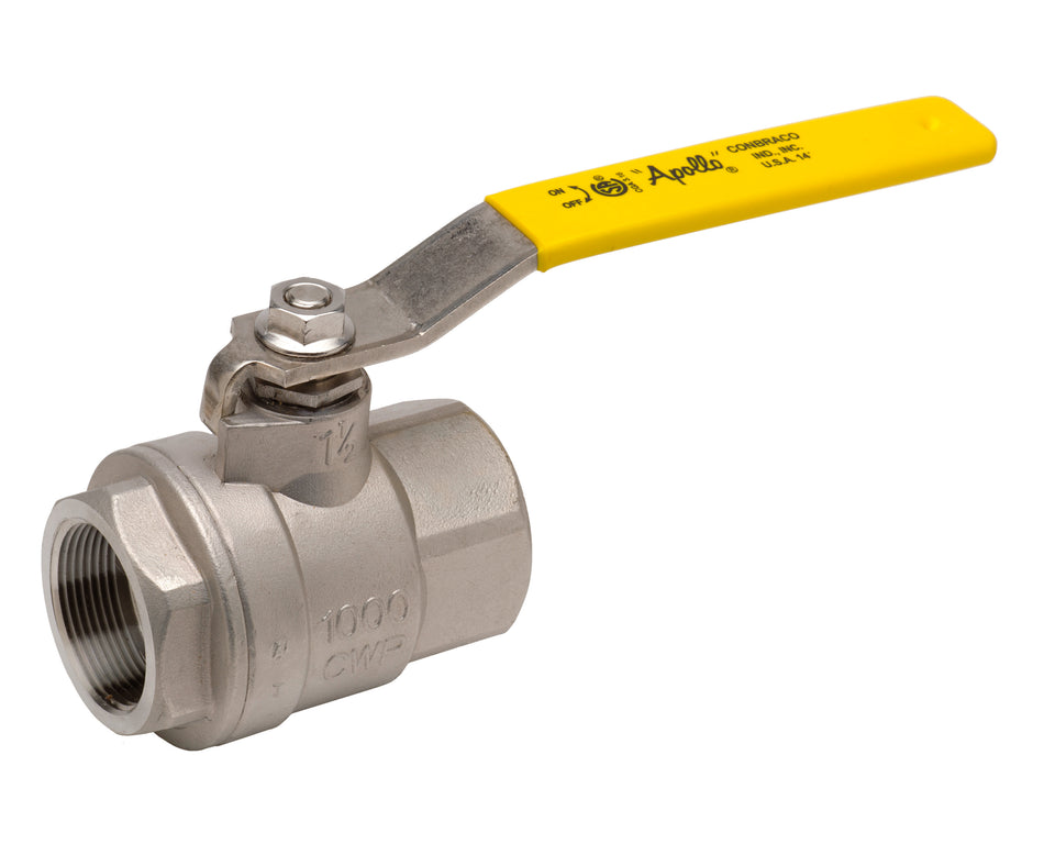 Apollo 76F Series 2-Piece Full Port Stainless Steel Ball Valve