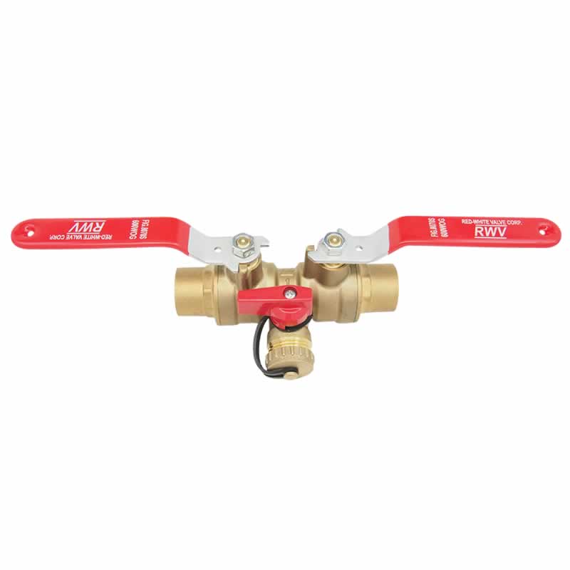 Red-White 8070S Isolation Drain Valve – EzPress – 1/2"–1-1/4"