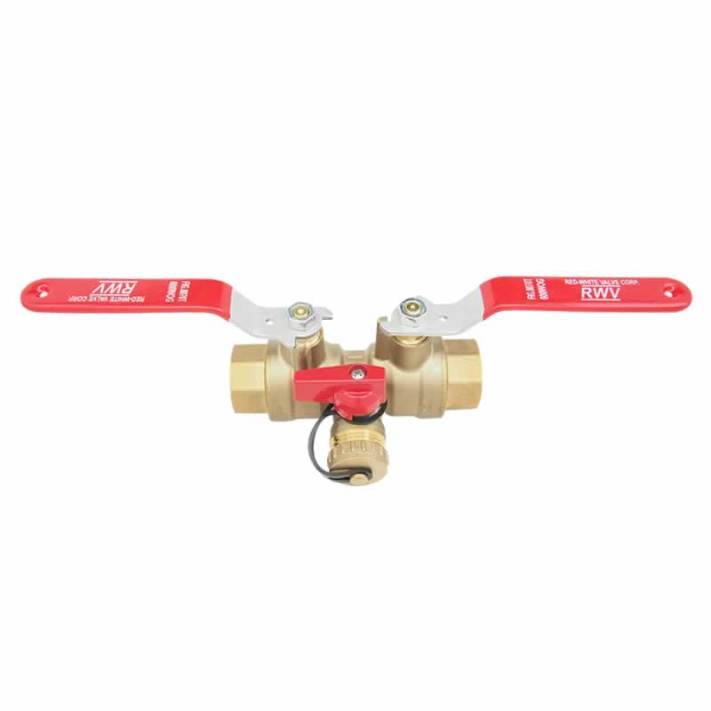 Red-White 8070T Isolation Drain Valve – EzPress – 1/2"–1-1/4"