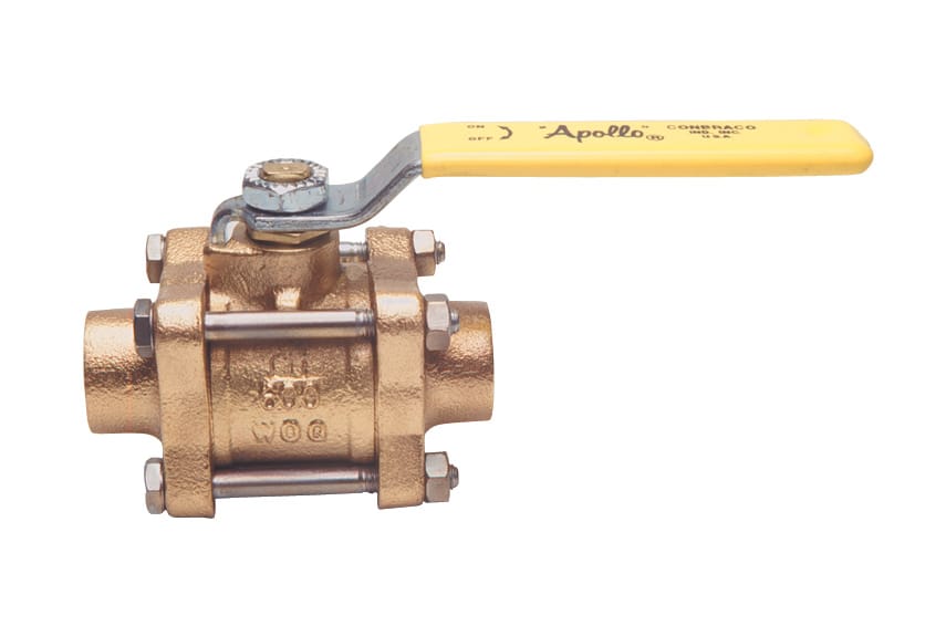 Apollo 82-200 Series 3-Piece Full Port Lead-Free Bronze Ball Valve