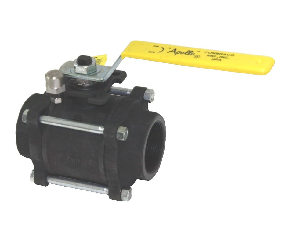 Apollo 83R Series 3-Piece Full Port Carbon Steel Ball Valve with Anti-Static