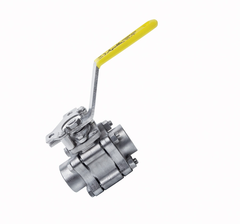 Apollo 86A Series 3-Piece Full Port Stainless Steel Ball Valve