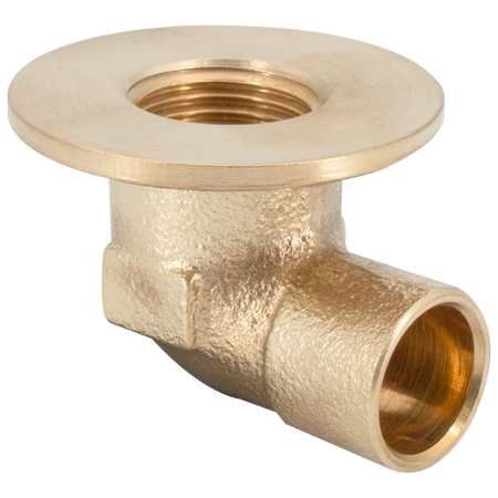 Legend 90° Brass Flanged Sink Elbow
