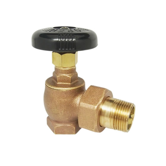 Red-White 9103F Radiator Hot Water Vented Angle Valve – 1/2"–1-1/2"