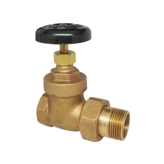 Red-White 9107F Brass Radiator Gate Valve – 1/2"–1-1/2"