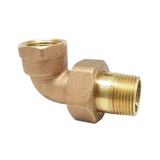 Red-White 9150F Brass Radiator Union Elbow – 1/2"–1-1/4"
