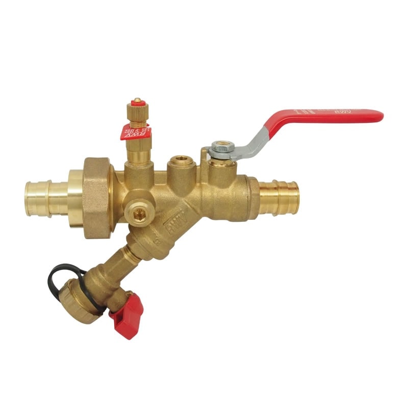Red-White 92SEC Strainer Ball Valve Exe 1/2