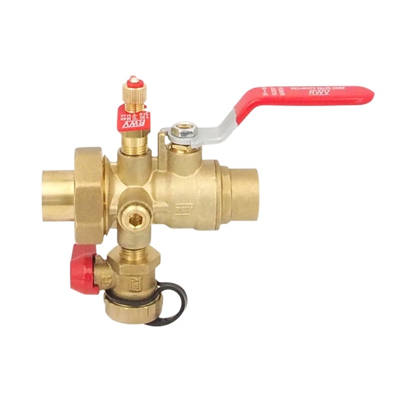 Red-White 92UDS Union Bv With Drain Sxf 1/2 – PEX